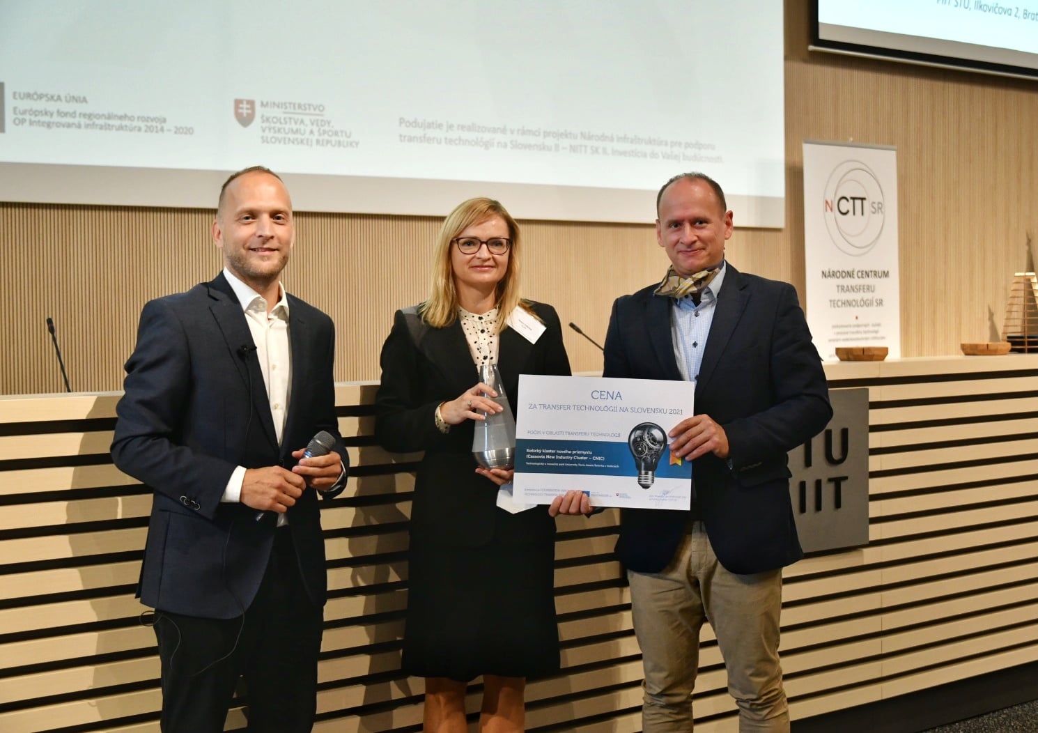 Cassovia New Industry Cluster won the Award for Technology Transfer in Slovakia in 2021