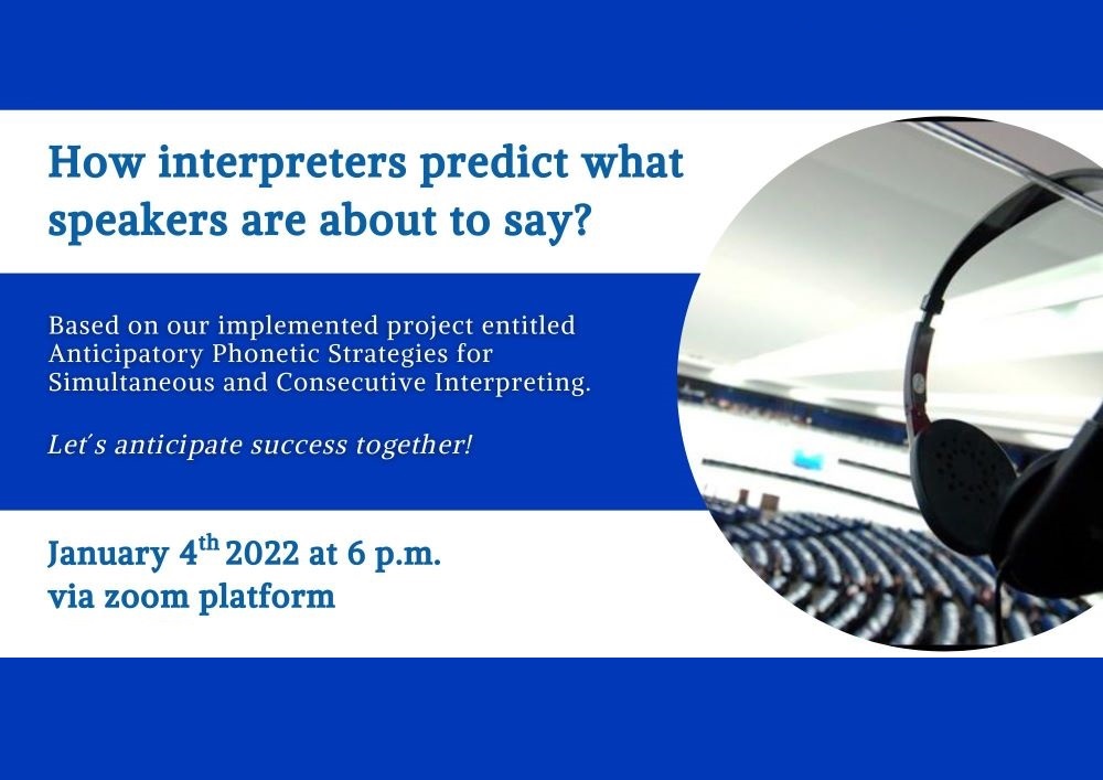 How interpreters predict what speakers are about to say?