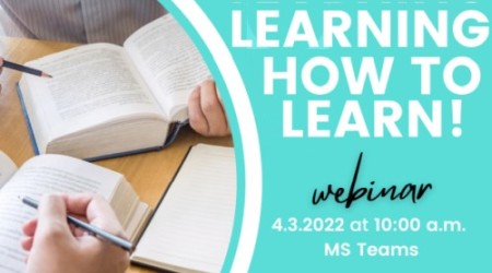 Webinar Learning how to learn
