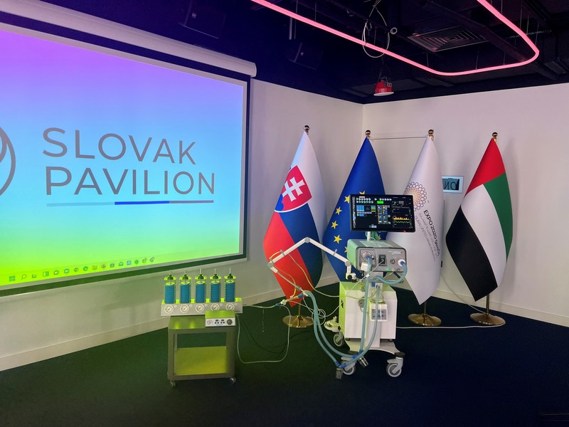 Prof. Viliam Donič presented a unique method of lung ventilation at Expo Dubai 2020